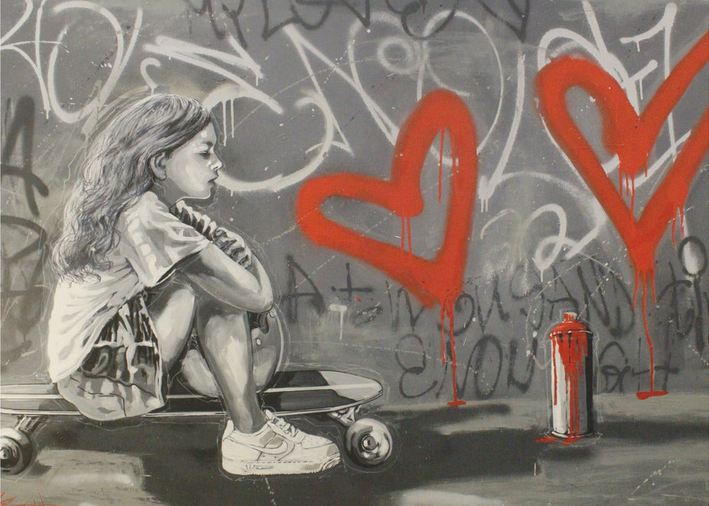 Skater's Dreamscape - You are enough | Canvas