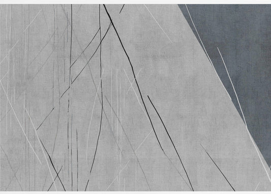 Abstract Lines on Grey | Poster