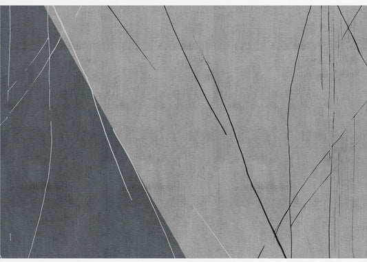 Abstract Lines on Grey | Poster