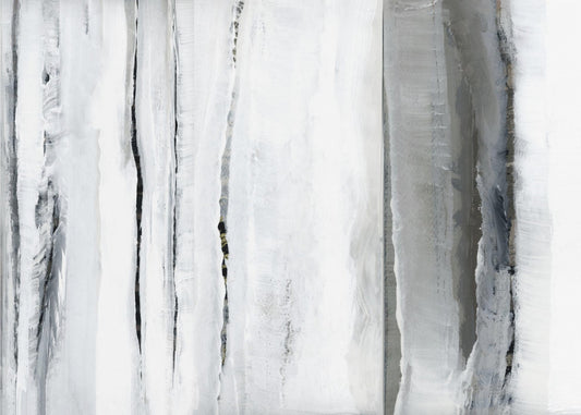 Vertikale Striche in monochromen Tönen | Poster