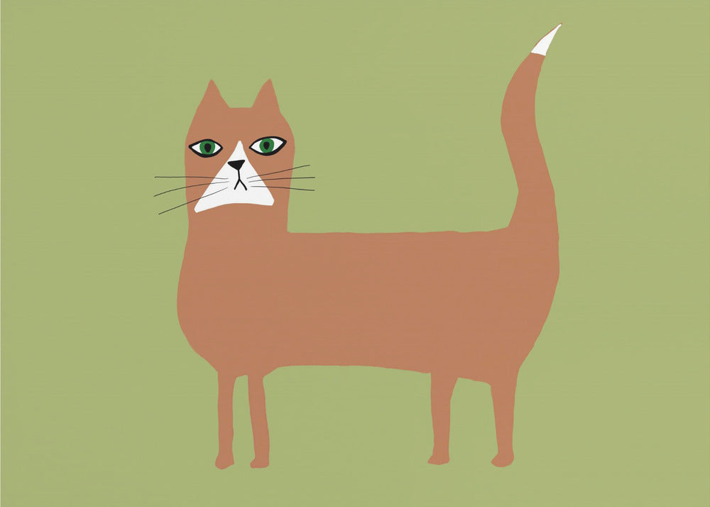 Katze Ingwer Orange | Leinwand