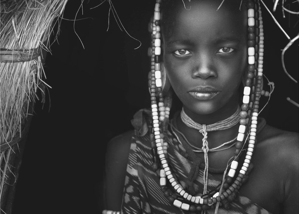 Mursi-Mädchen | Poster