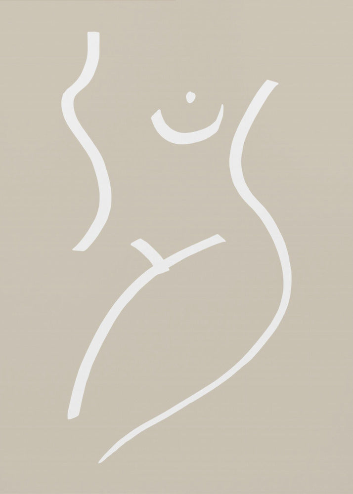 Body Sketch Sand | Canvas