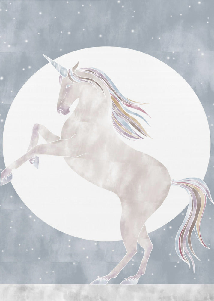Aufgehendes Einhorn | Leinwand