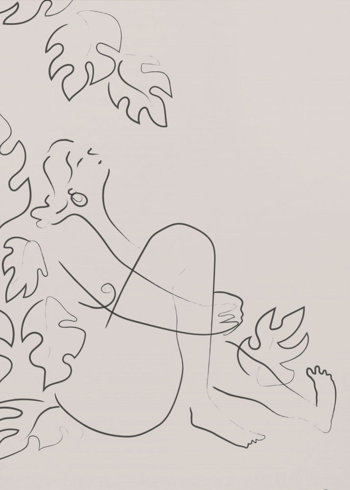 Embrace Nature Beige | Leinwand