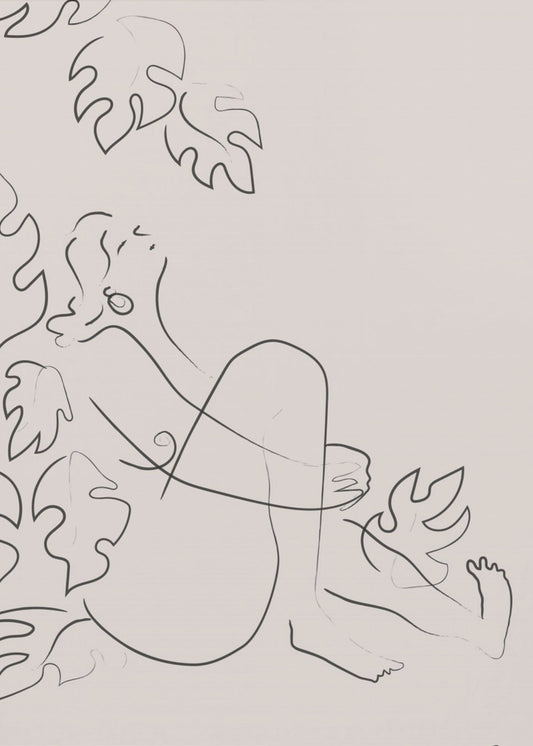 Embrace Nature Beige | Leinwand