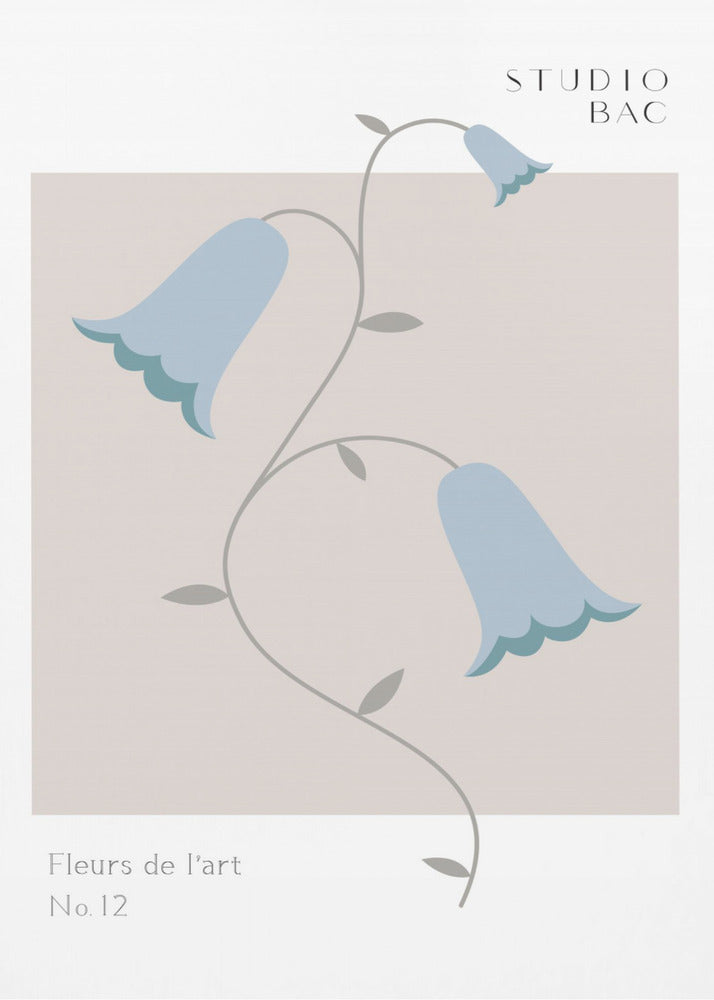 Bluebells Studio Bac | Leinwand