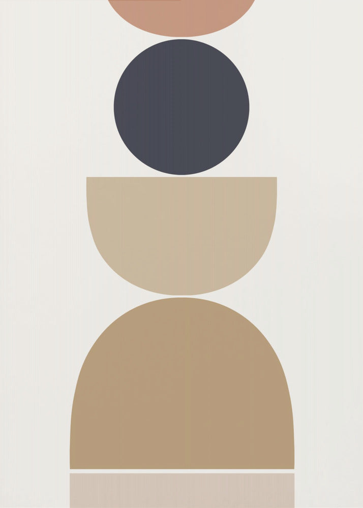 Abstract Geometric Harmony | Canvas
