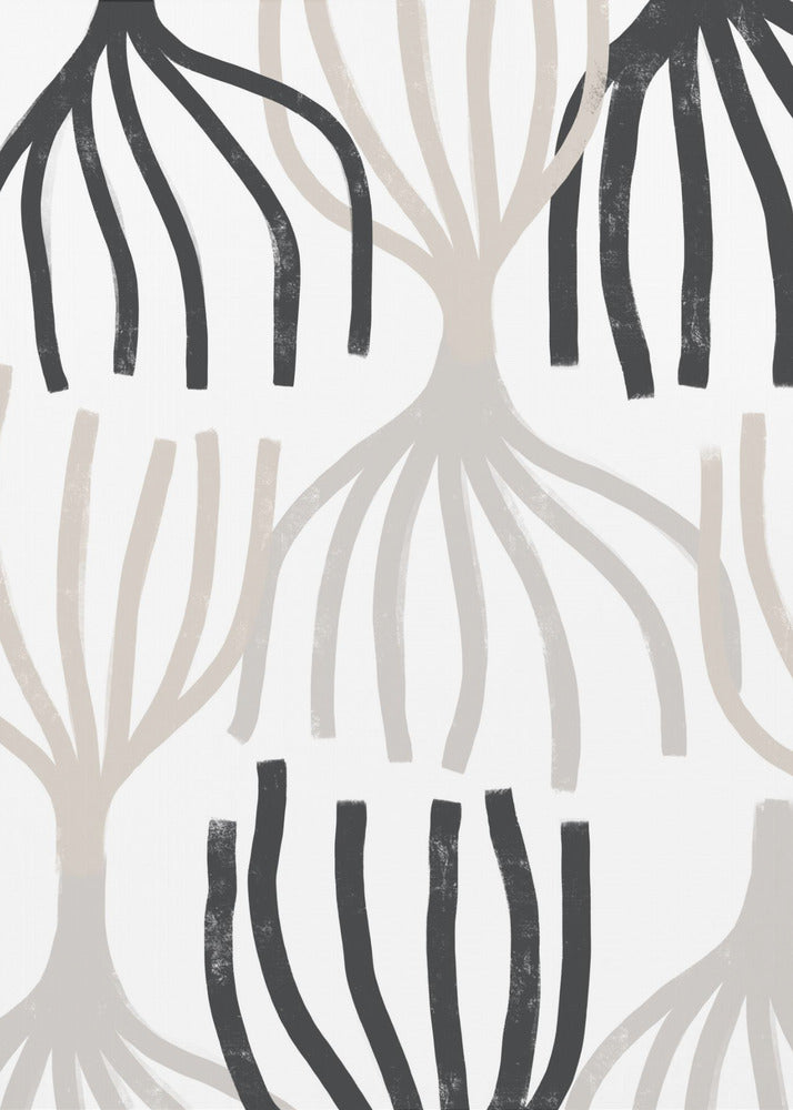 Monochrome Wurzeln | Poster