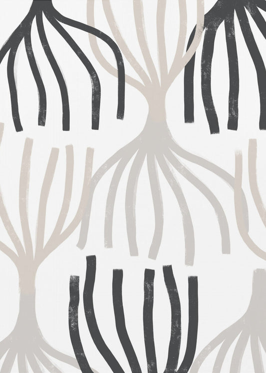 Monochrome Wurzeln | Poster