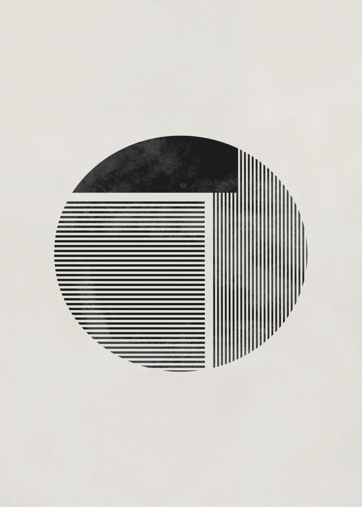 Minimalistisch rund | Leinwand