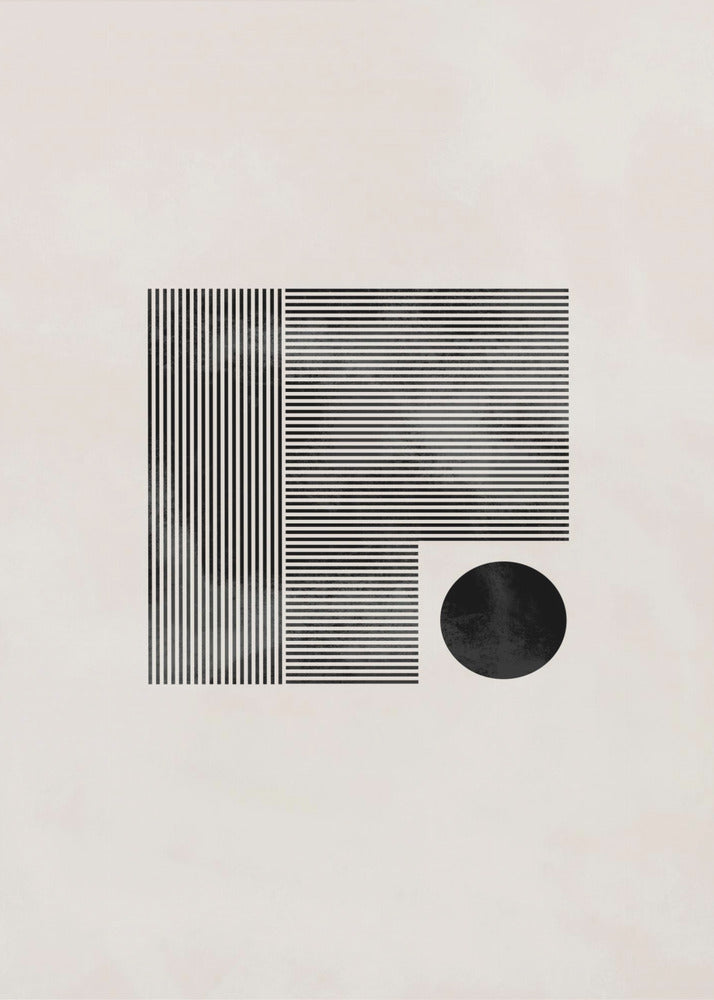 Minimalistisches Quadrat | Leinwand