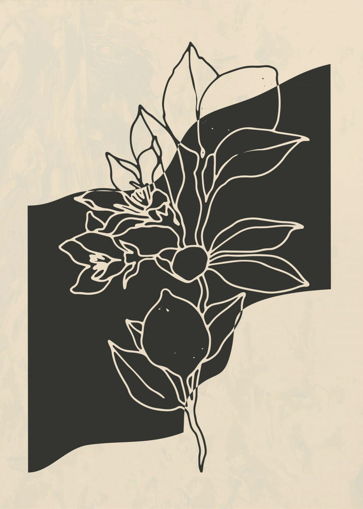 Abstrakte Blume 4 | Leinwand