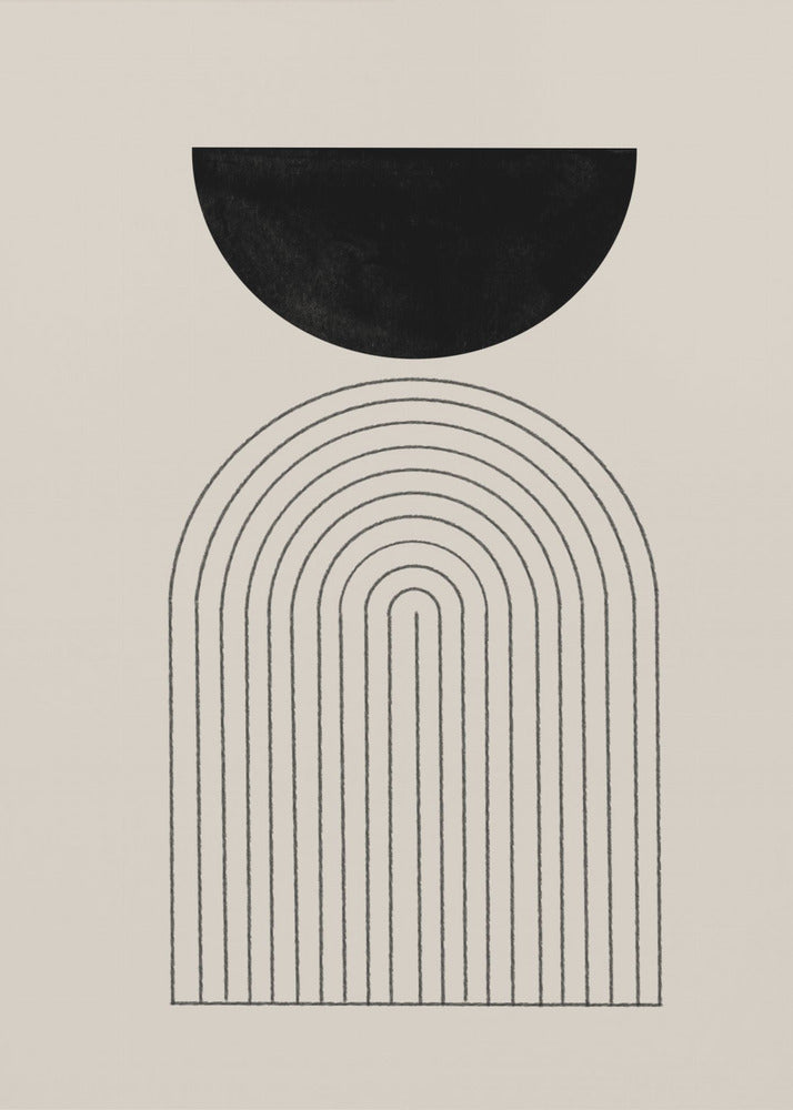 Minimalistische Balance | Leinwand