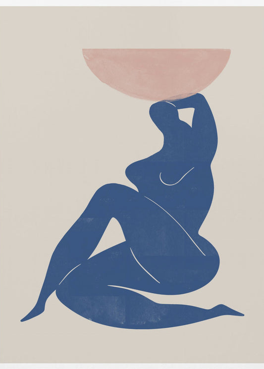 Harmonie in Blau | Poster