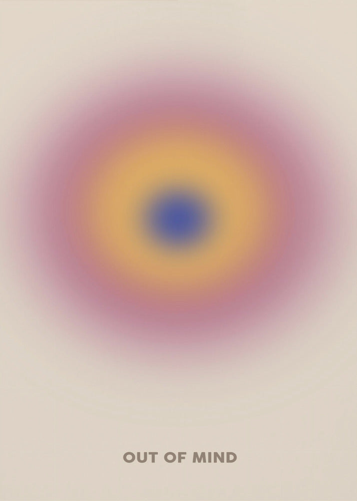 Colorful Concentric Glow | Canvas