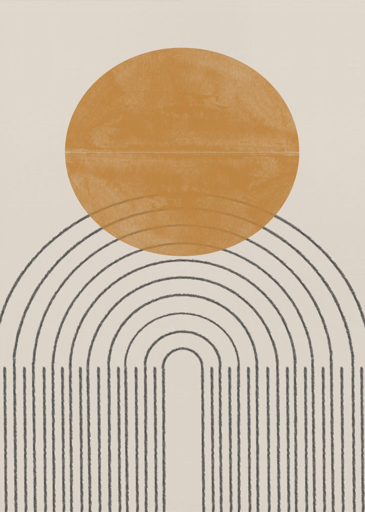 Bogen und Sonnenstrahl | Leinwand