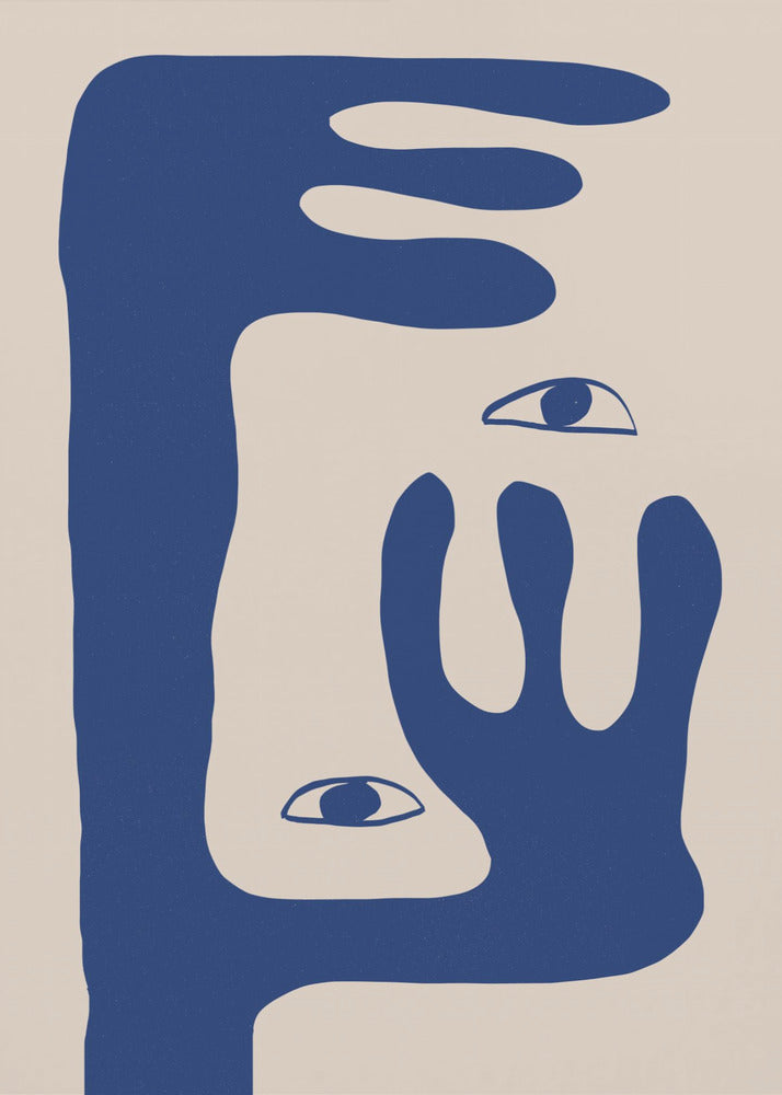 Abstraktes Gesicht Nr. 1. | Leinwand