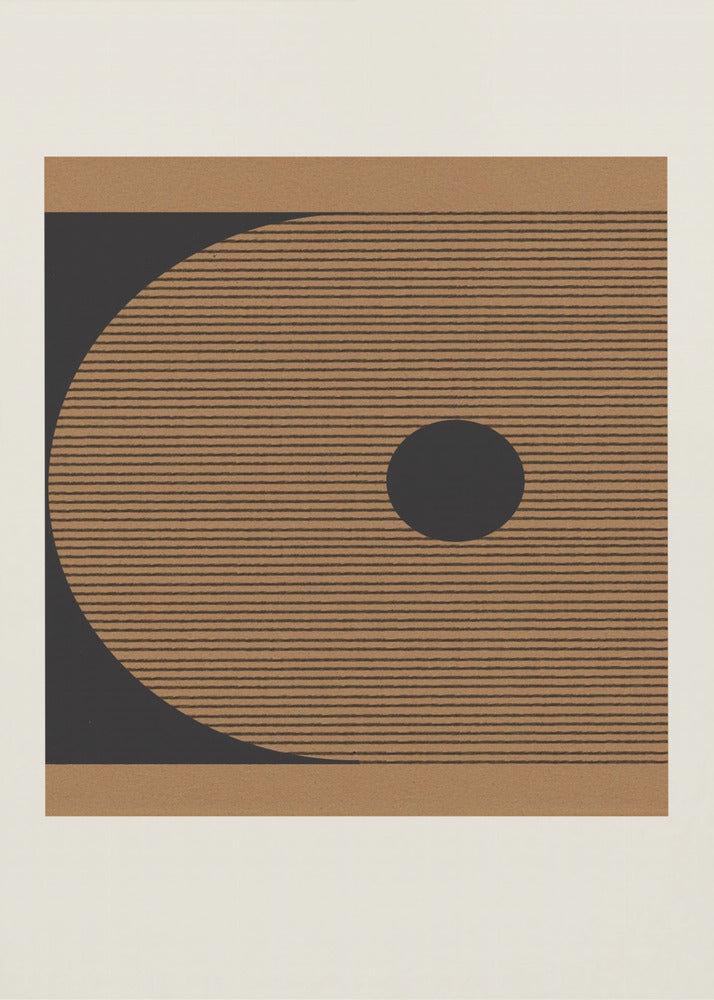 Geometrische Finsternis | Leinwand