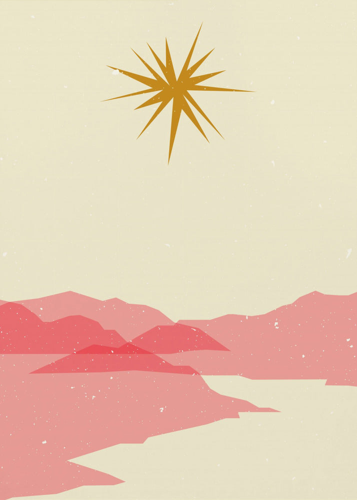 Sonnige Landschaft | Leinwand