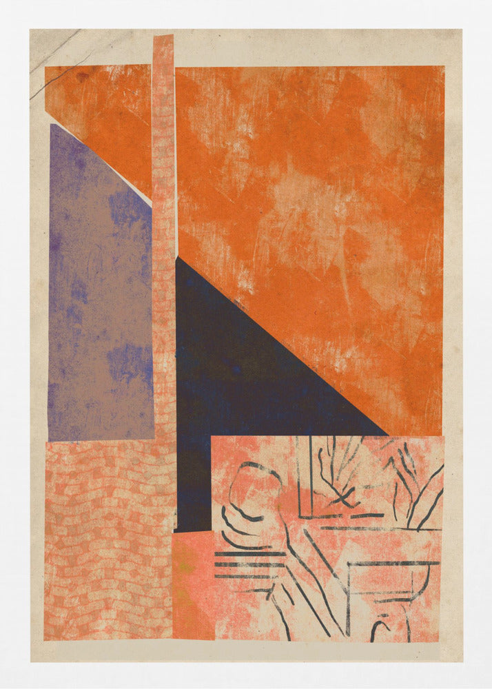 Geometrische Farbtöne | Poster