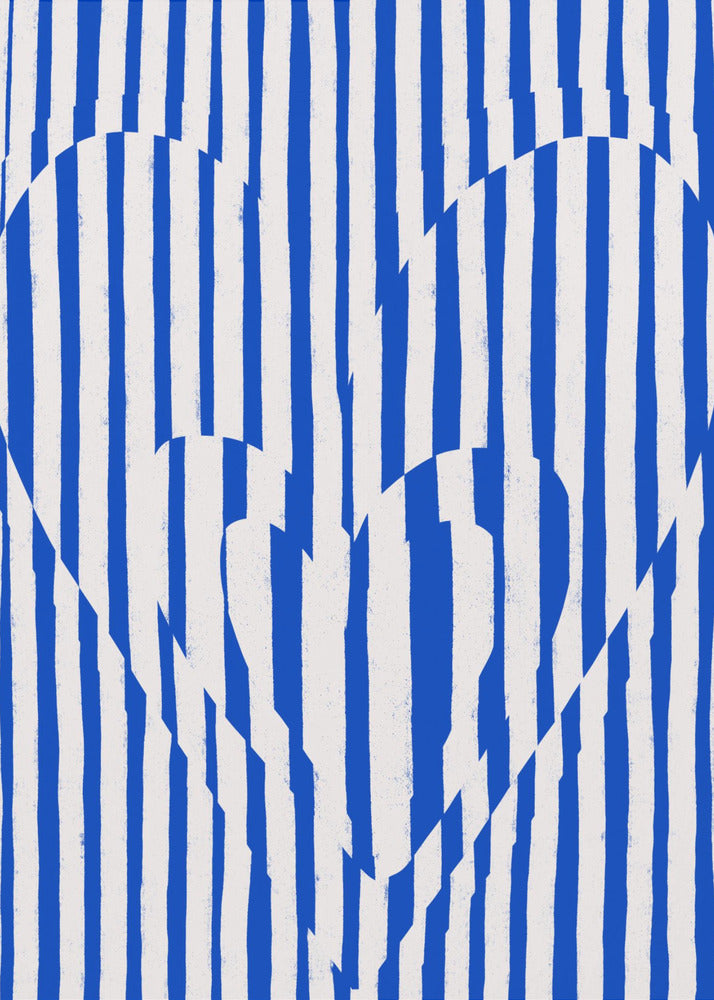 Herzschlag-Streifen | Poster