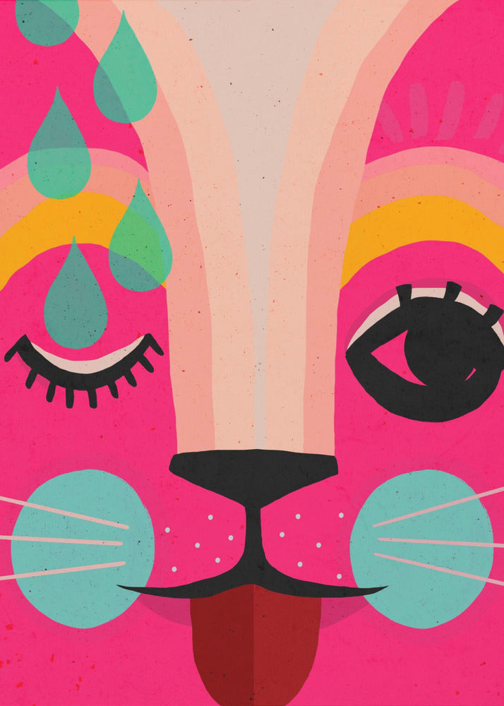 Lebendige Katzenträume | Poster