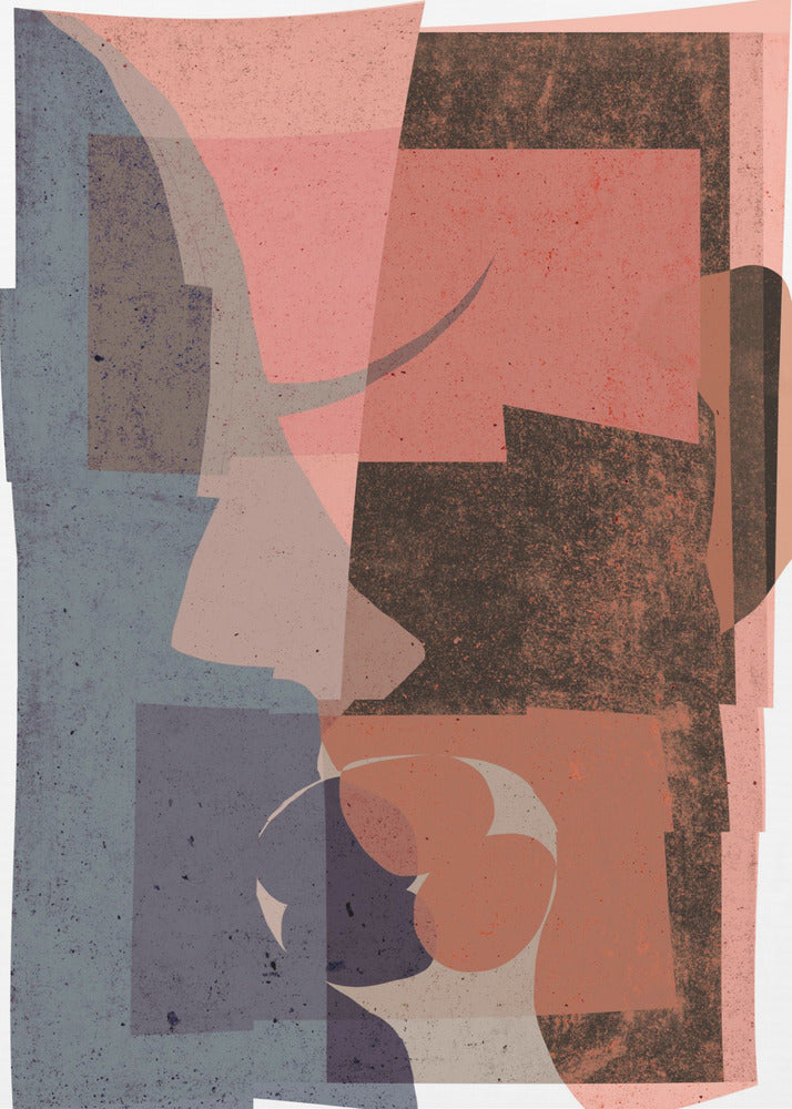 Fragmentierte Farbtöne | Poster
