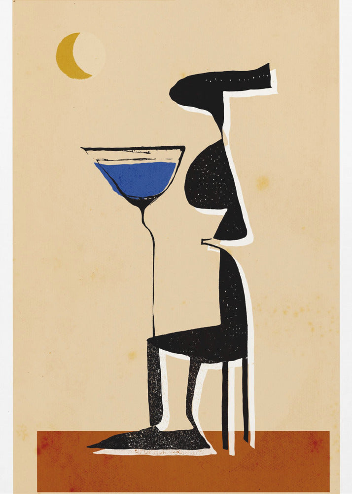 Mondschein-Martini | Poster