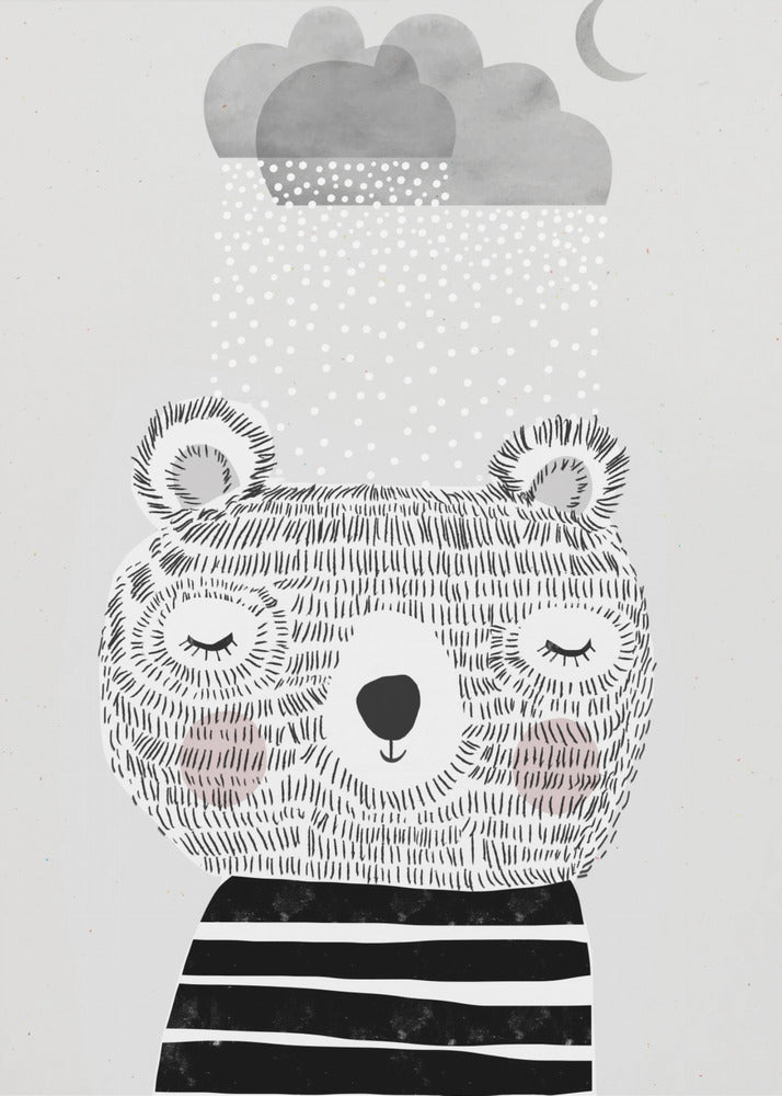 Dreamy Bear Clouds | Poster