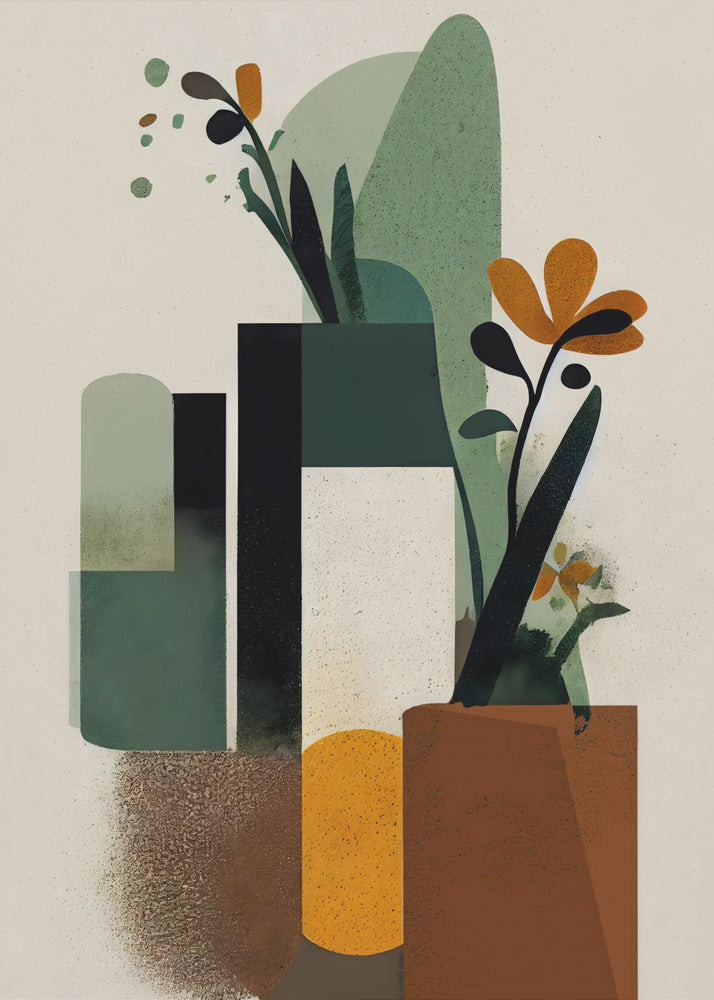 Abstract Garden Vista | Canvas