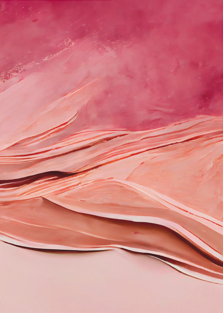 Crimson Dunes | Canvas
