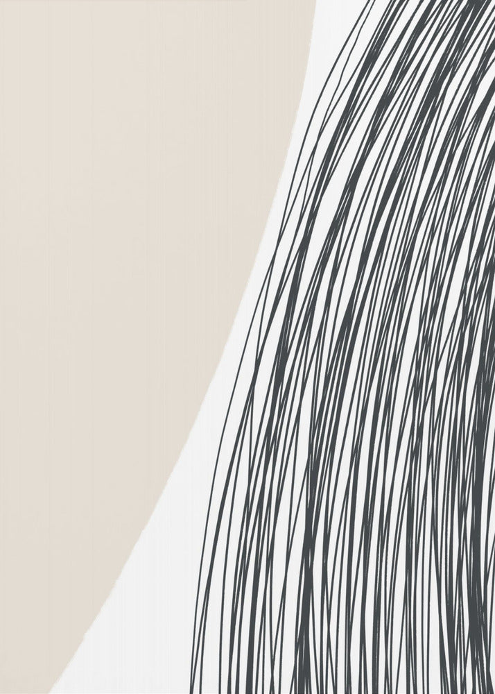 Harmonie geschwungener Linien | Leinwand