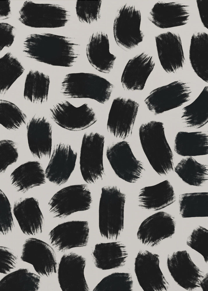 Monochrome Striche | Poster