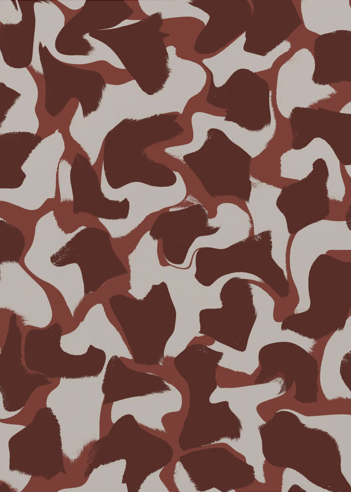 Crimson Whirls | Canvas