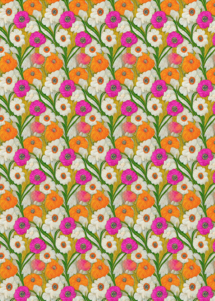 Floral Harmony Quilt | Canvas