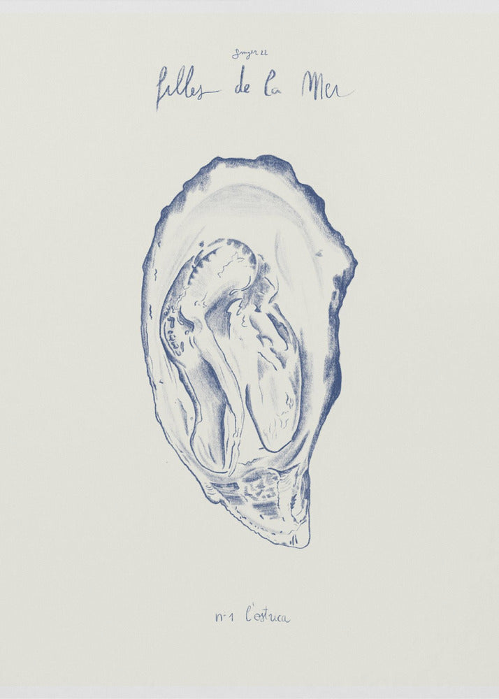 Filles de la mer n.1 - L'ostrica | Leinwand
