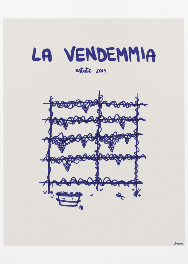 La vendemmia | Leinwand