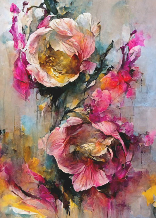 Vivid Bloom Fusion | Poster