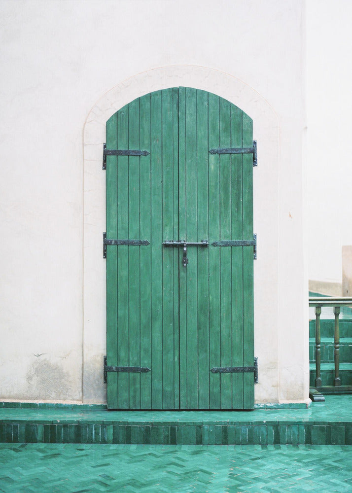 Marrakesh Green Door | Canvas