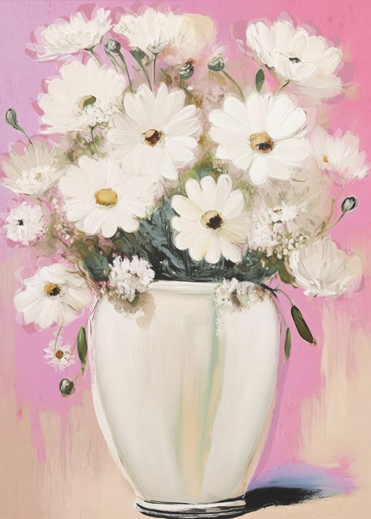 Blütenblätter in Rosaton | Poster