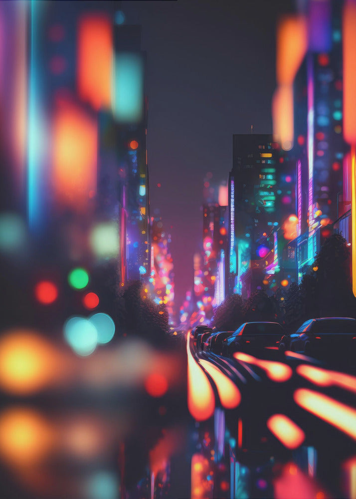 Neon-Traumlandschaft | Poster