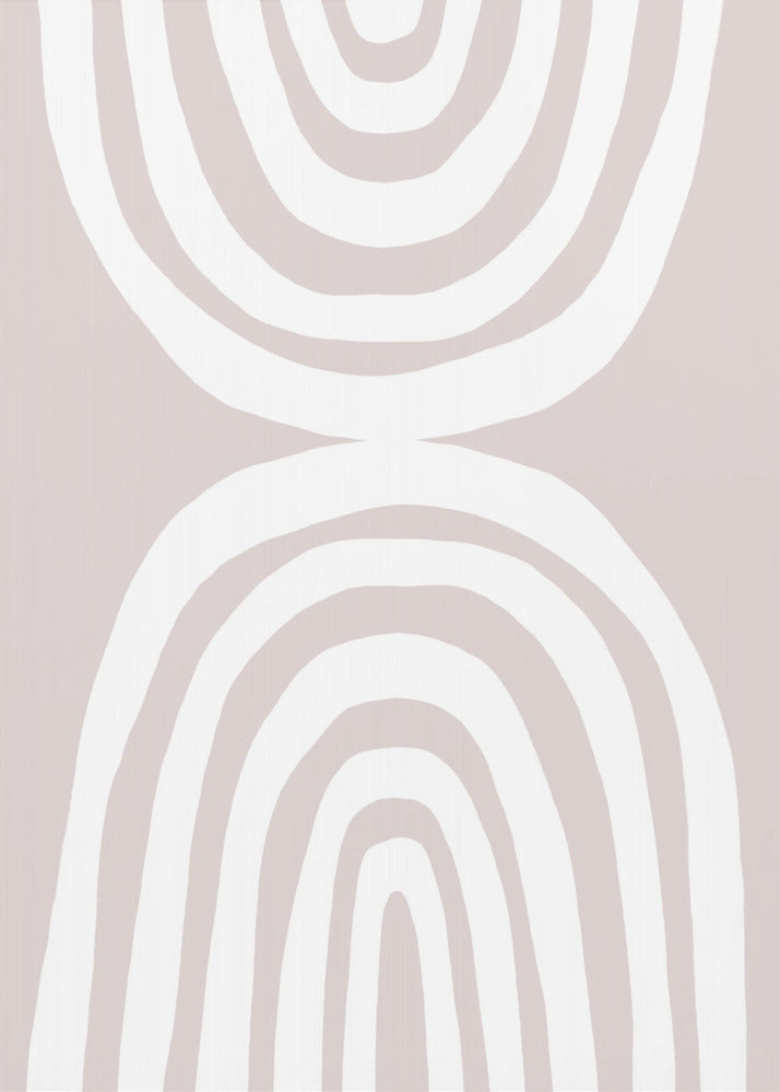 Organische konzentrische Formen | Poster