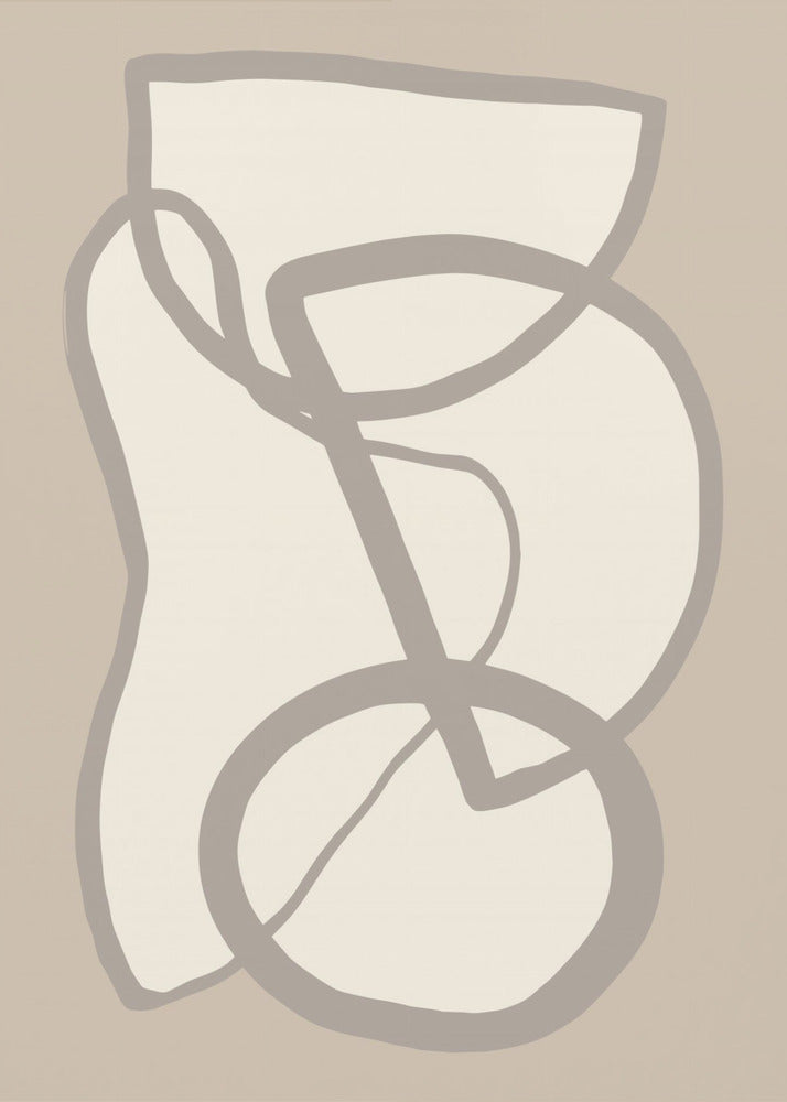 Shape 09 Beige | Poster