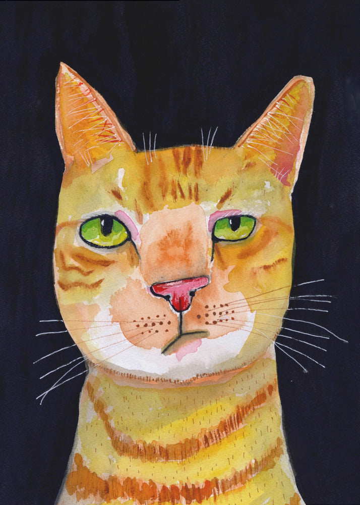 Ingwerkatze | Leinwand
