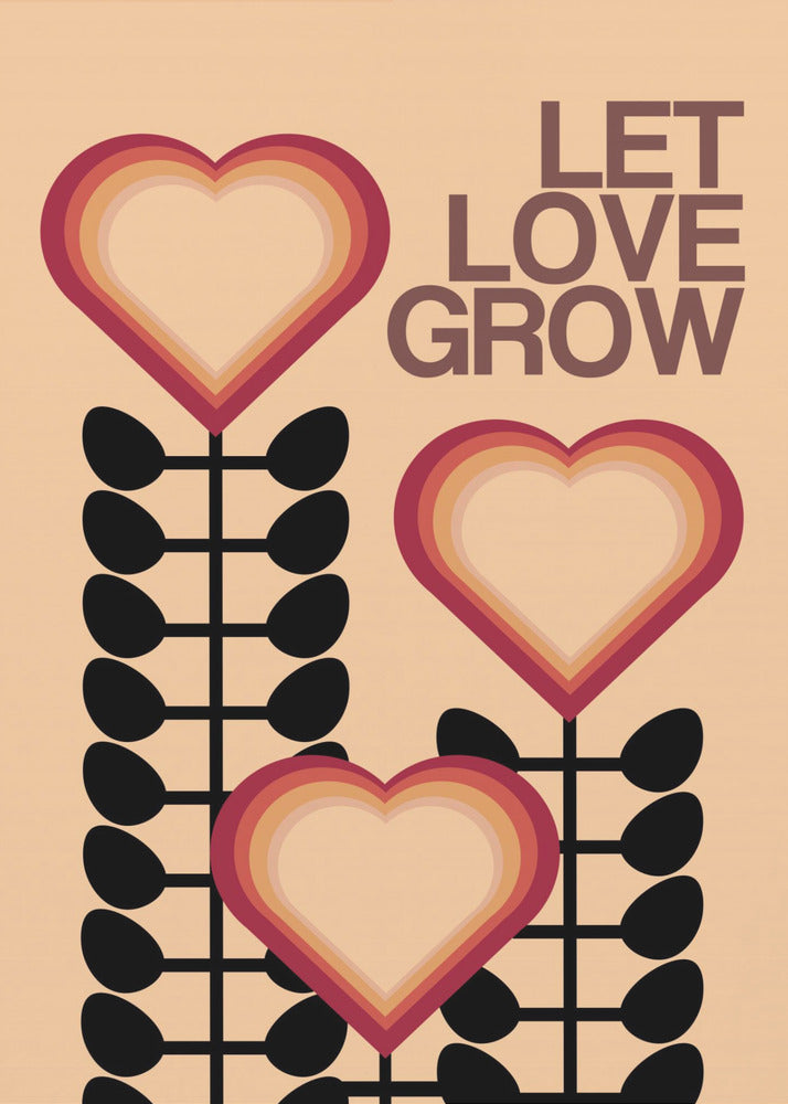 Let Love Grow Cream | Canvas