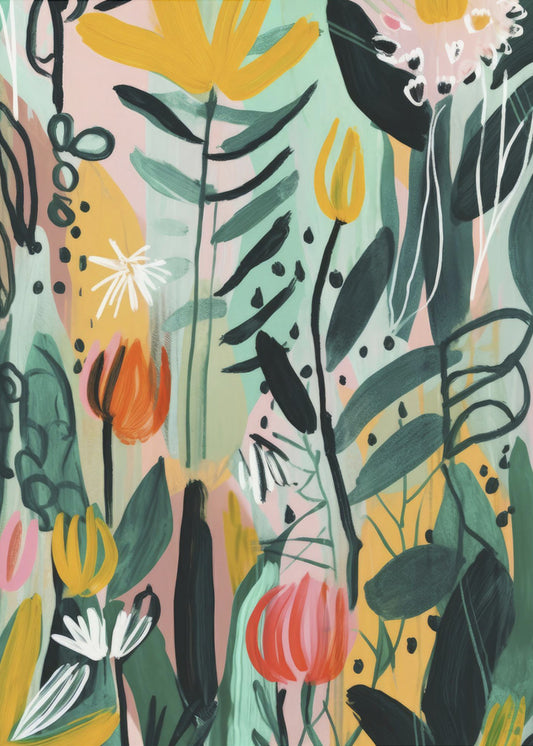 Florale Symphonie | Leinwand