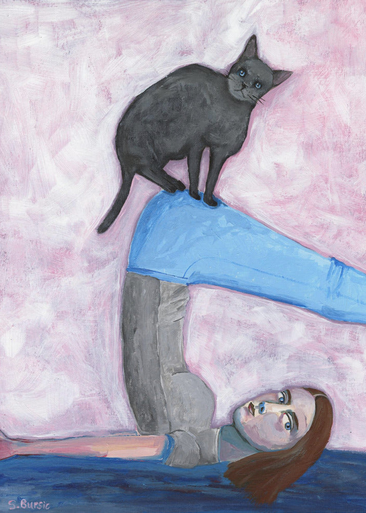 Yoga with my Cat | Poster