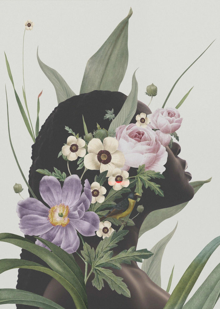 Lila Blume | Leinwand