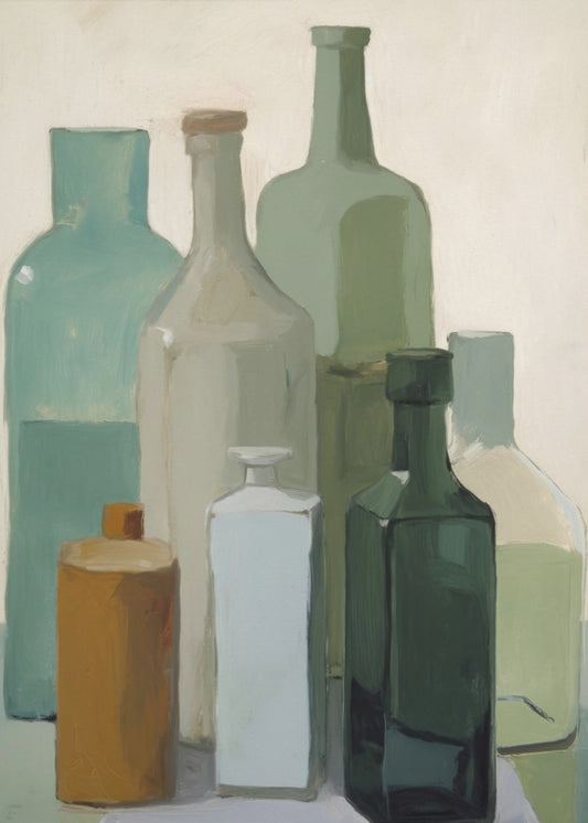 Muted Bottles | Poster